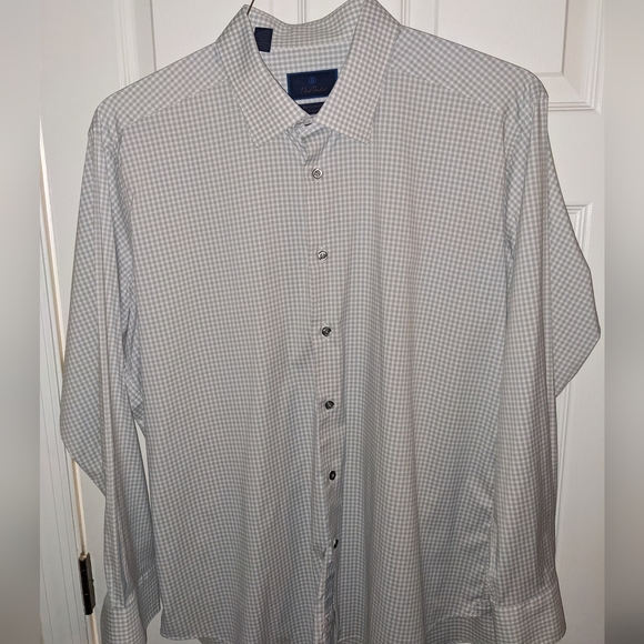 David Donohue Performance Slim Fit 18.5/34-35 - Picture 1 of 6